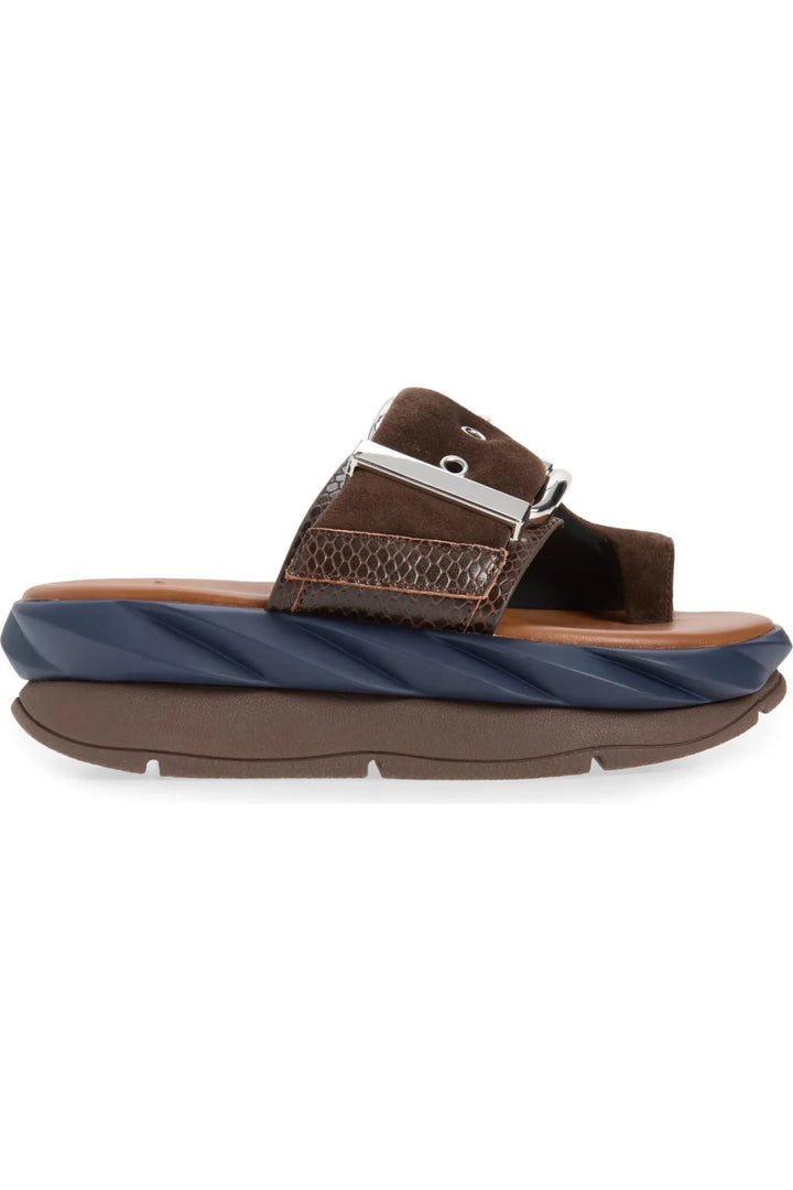 4CCCCEES MELLOW GLOW CHOCO SUEDE SANDAL Shoes | Shop now at Main &amp; Taylor Shoes!