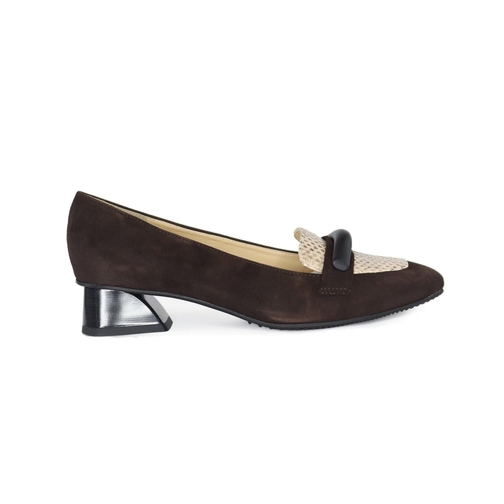 32079 BROWN SUEDE LOAFER