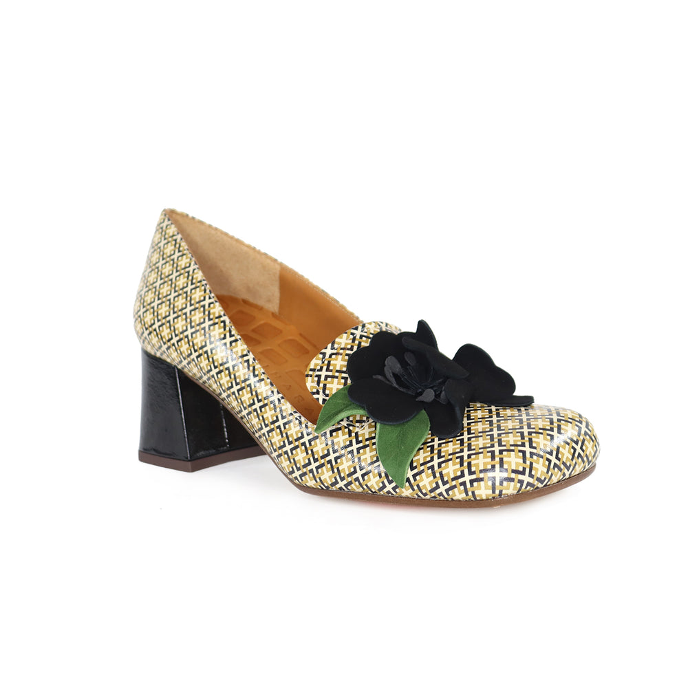 SWUZ CUERO/BLACK HEEL