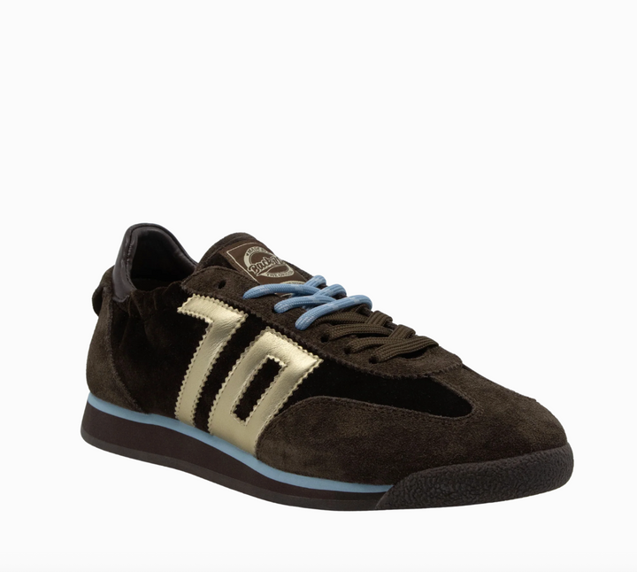 ROCKET DARK COFFEE VELVET SNEAKER