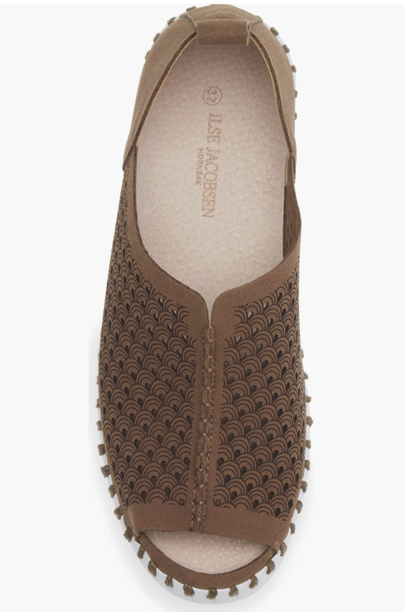 TULIP-9377 CHESTNUT OPEN TOE