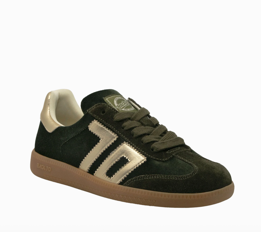 CLOUD W26 OLIVE GOLD VELVET SNEAKER