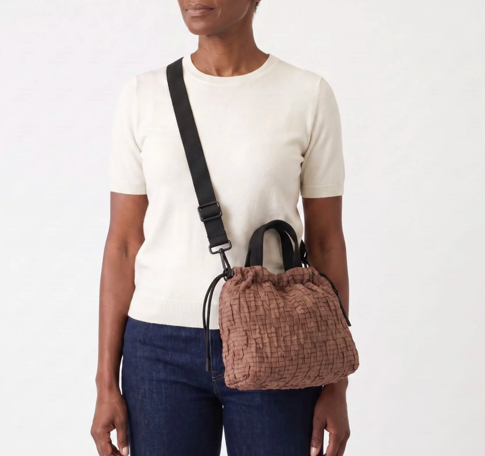 FRANKIE SMALL BUCKET BAG CINNAMON