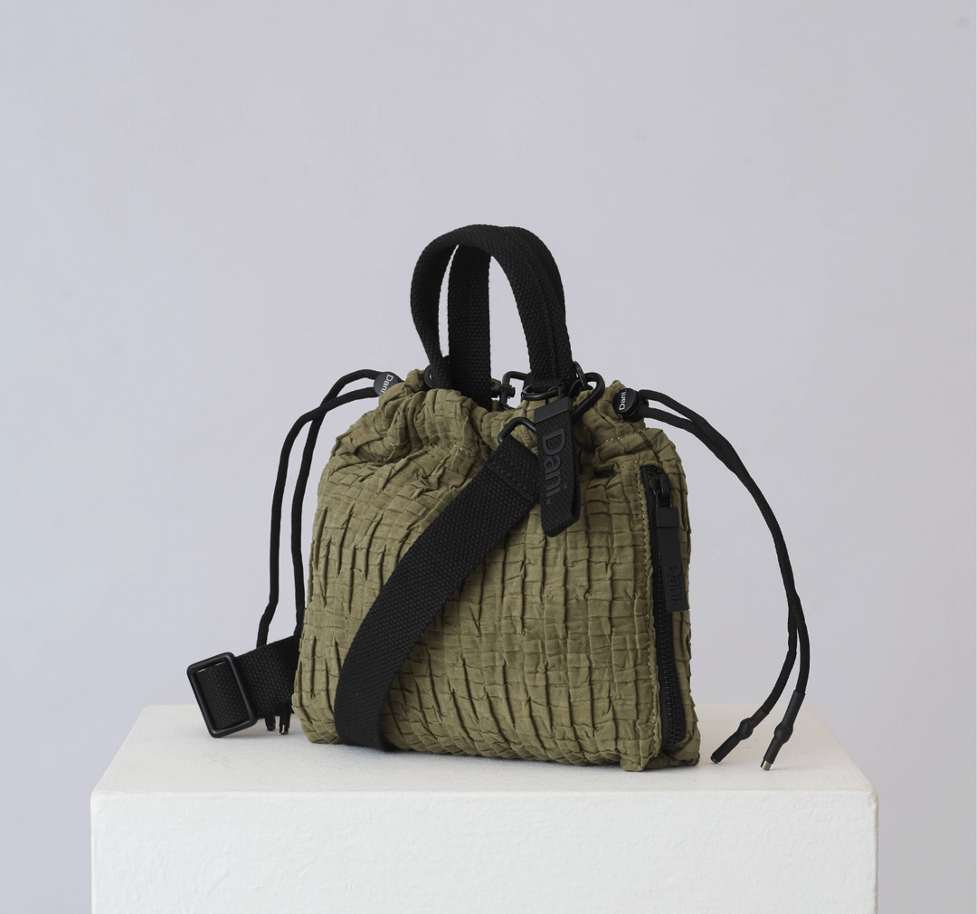 FRANKIE SMALL BUCKET BAG OLIVE
