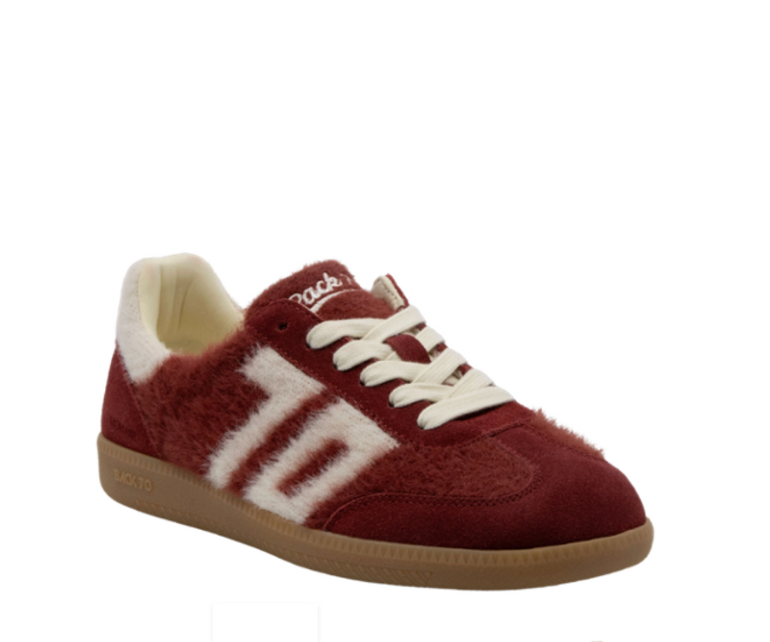 MOHAIR WINE BUTTER SNEAKER