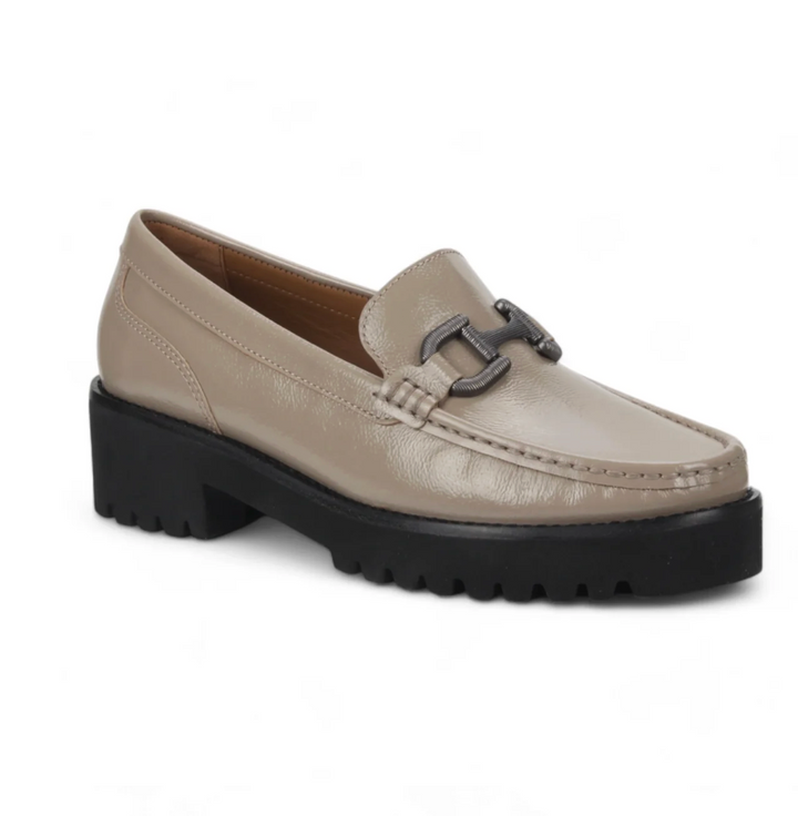 CARRERA TAUPE PATENT LOAFER