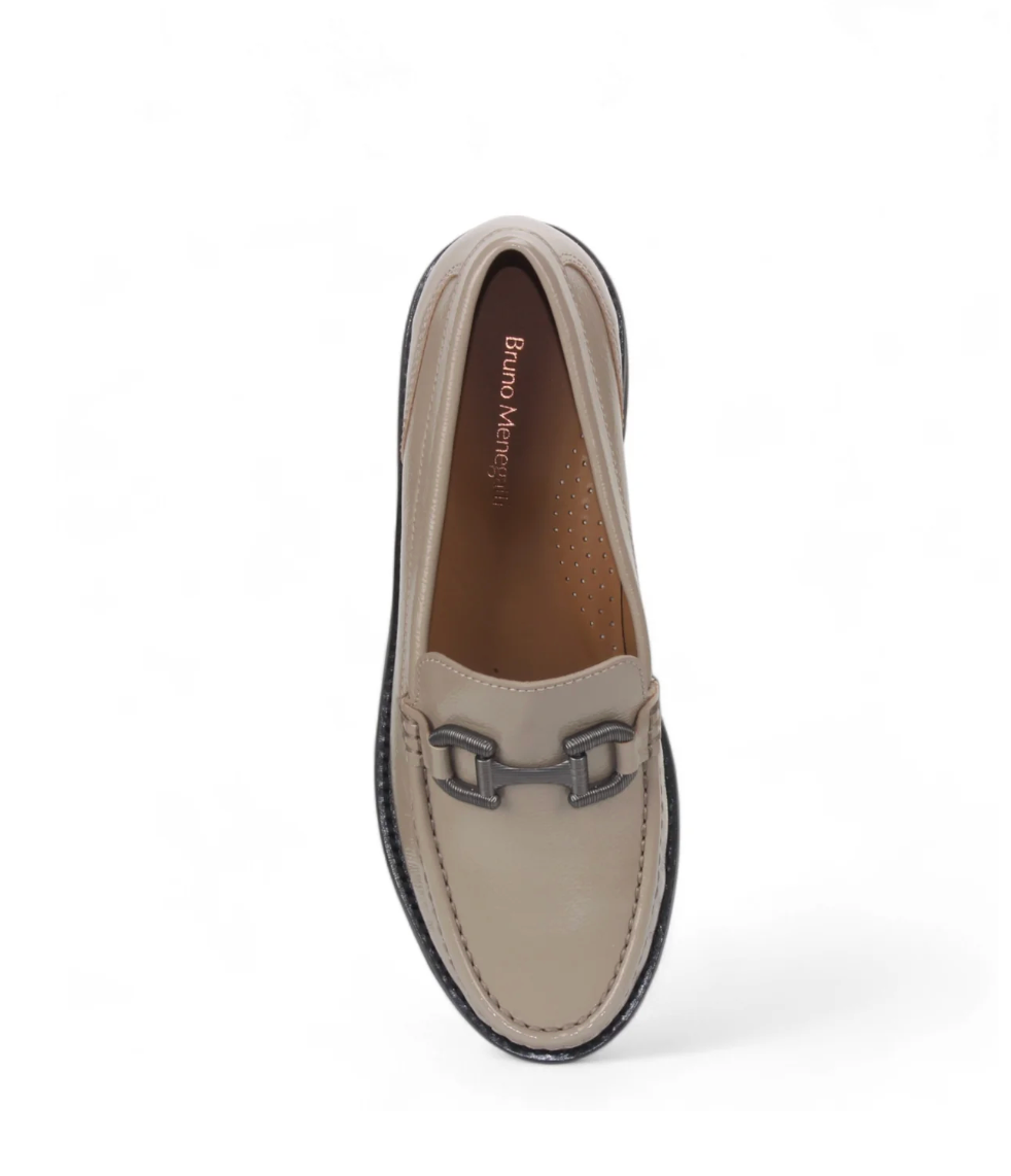 CARRERA TAUPE PATENT LOAFER