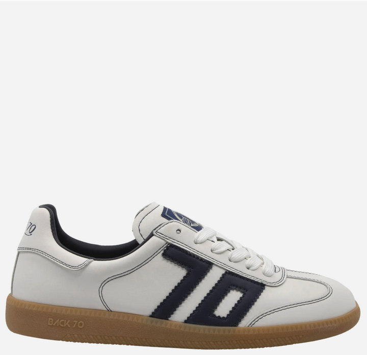 SHELLY WHITE/NAVY SNEAKER