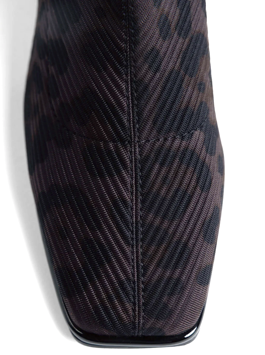 80794 BLACK/GREY LEOPARD BOOT