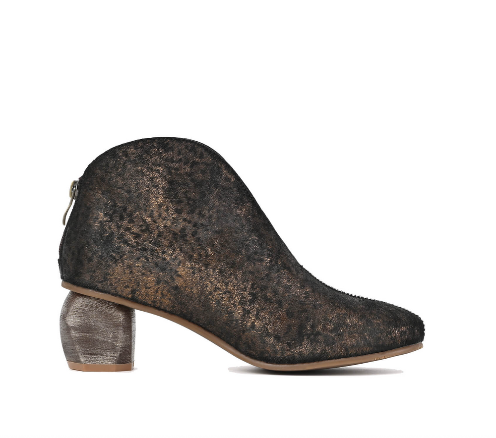 GRETCHEN BLACK/COFFEE BOOTIE