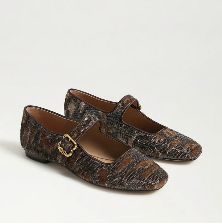 MICHAELA MUSHROOM VELVET MARYJANE