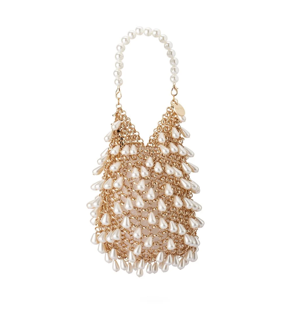 JADEN PEARL CHAIN CHAMPAGNE