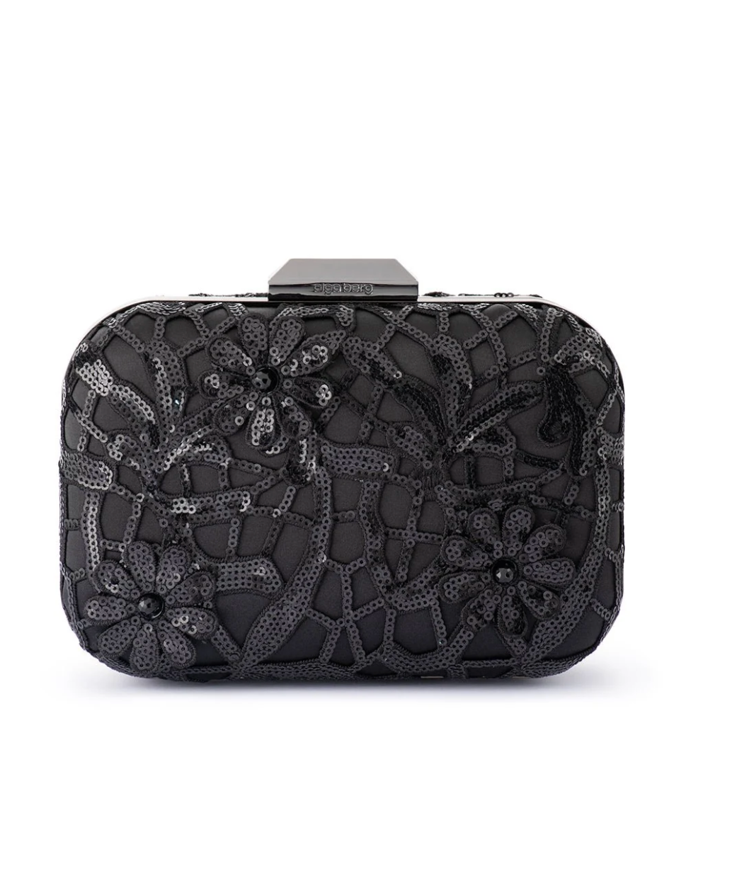 ELENA APPLIQUE BLACK