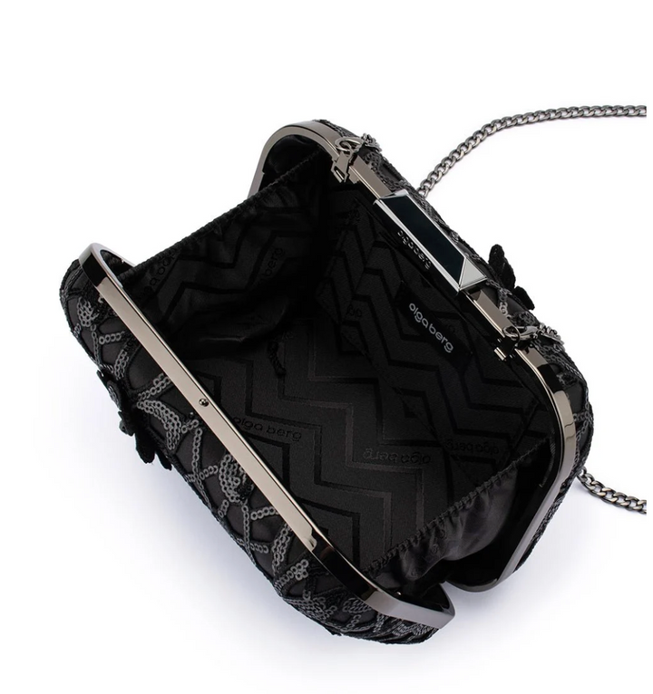 ELENA APPLIQUE BLACK