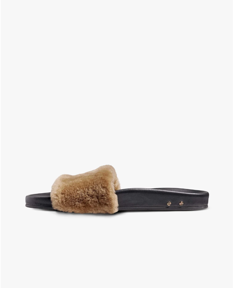 GALLITO BRONZE SHEARLING SANDAL