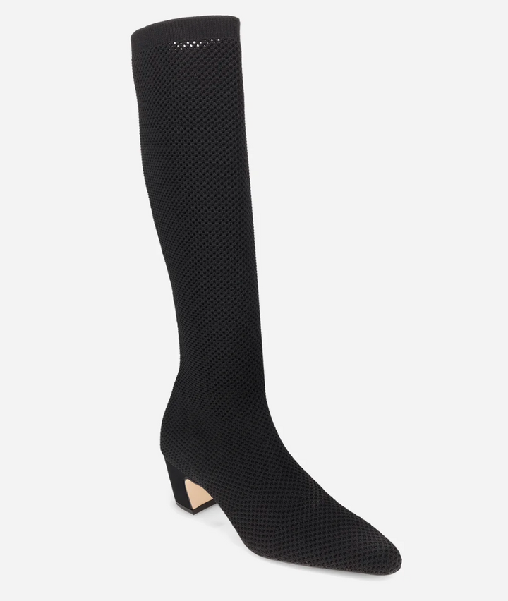 EURIS BLACK KNIT BOOT