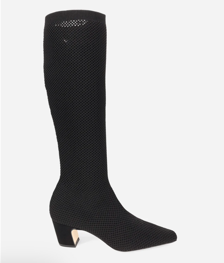 EURIS BLACK KNIT BOOT
