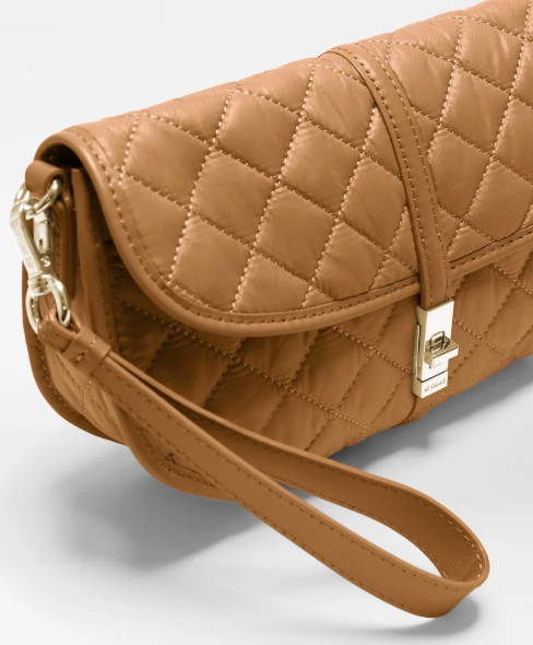 ASTOR SMALL CONVERTIBLE CLUTCHCOGNAC