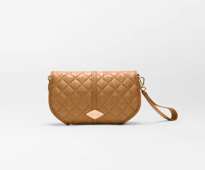 ASTOR SMALL CONVERTIBLE CLUTCHCOGNAC
