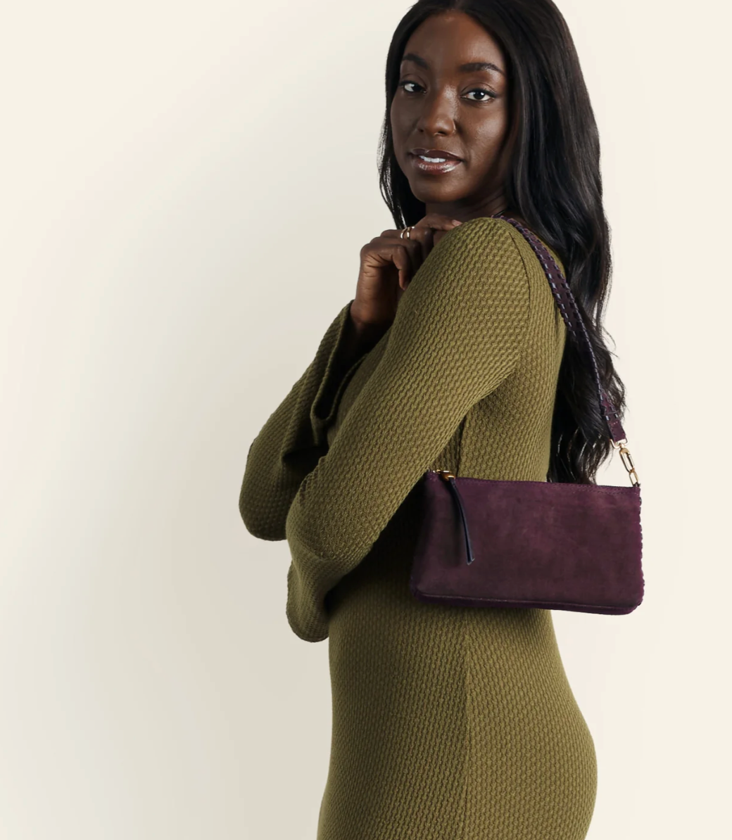 DARCY CROSSBODY DARK CHERRY