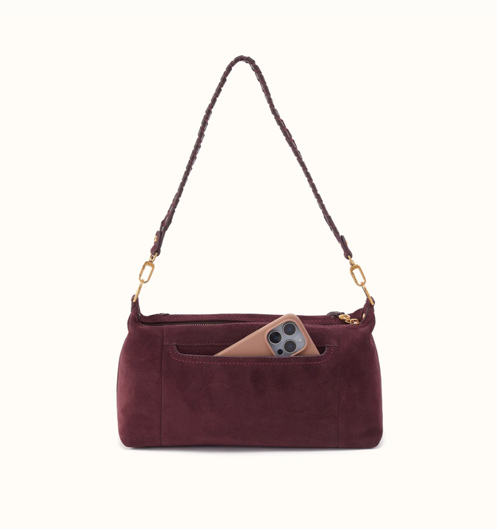DARCY SHOULDER DARK CHERRY BAG