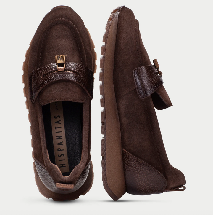 HI265166 ESPRESSO SUEDE LOAFER