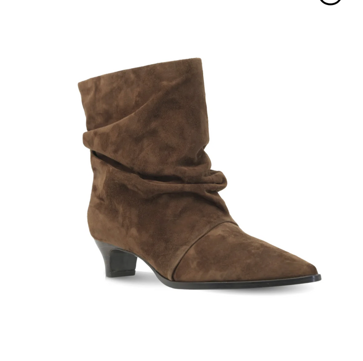 TRINITY MINK SUEDE BOOTS