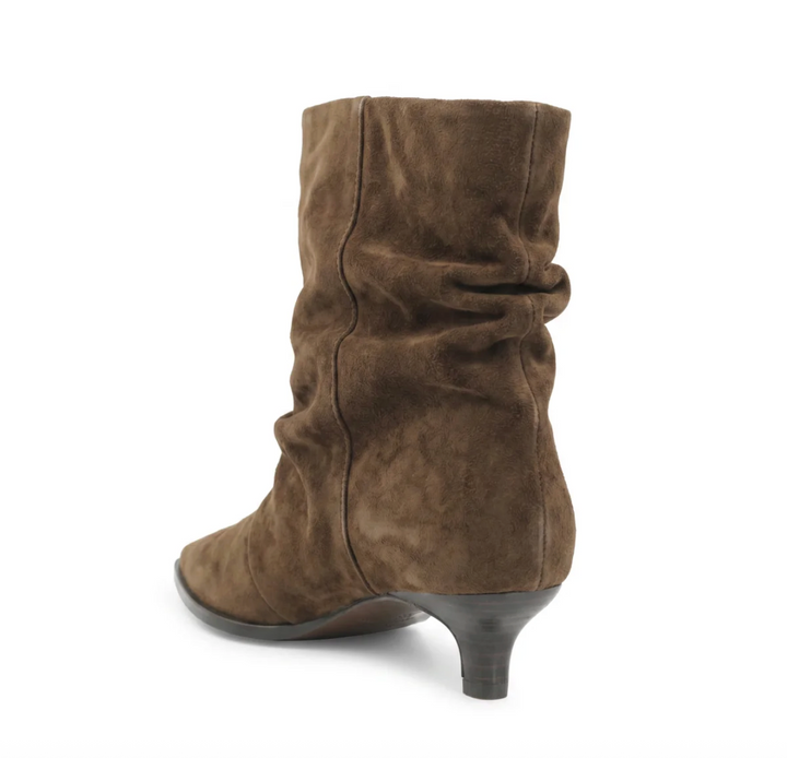 TRINITY MINK SUEDE BOOTS