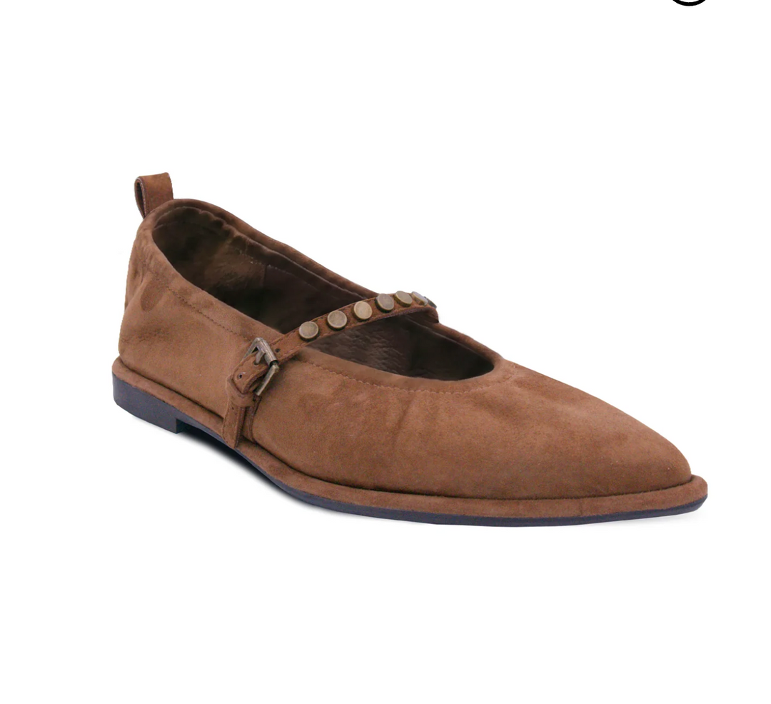 BELLA STUDS CHESTNUT MARYJANE