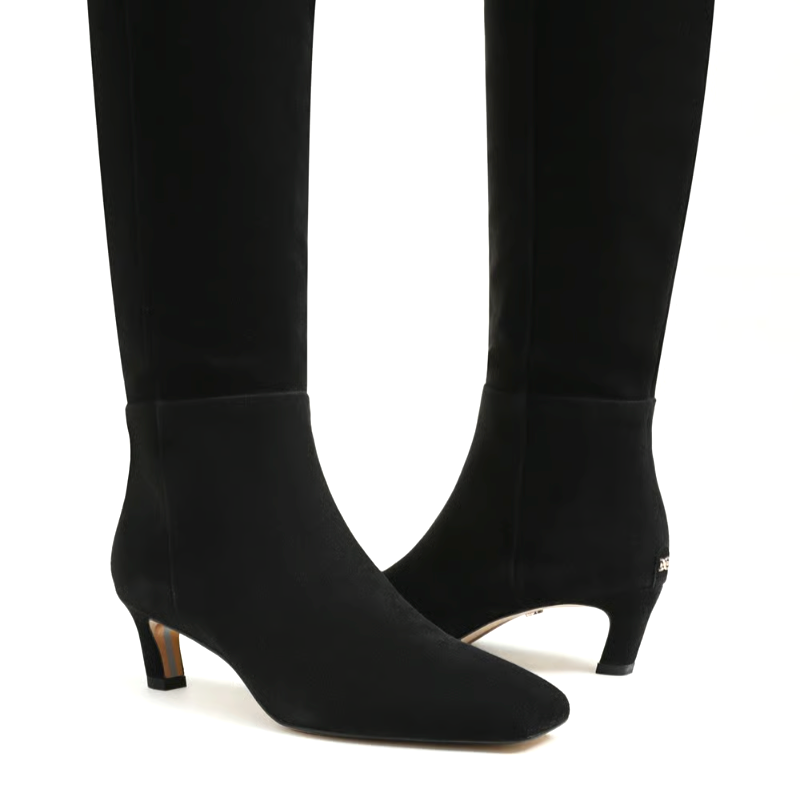 PERLA BLACK SUEDE BOOT