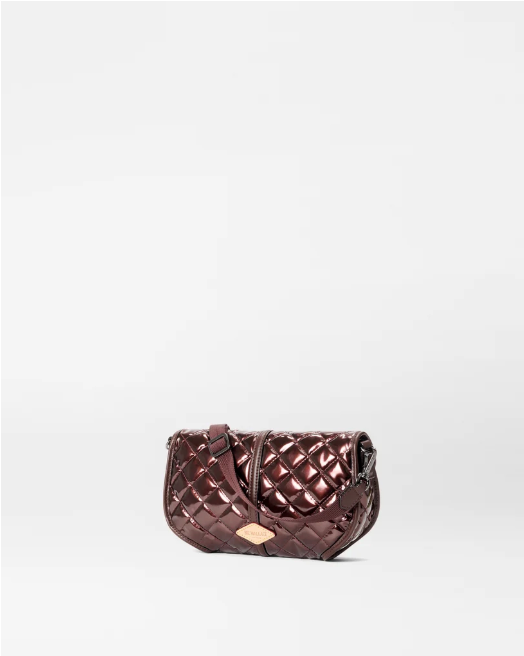 ASTOR CLUTCH BORDEAUX LACQUER
