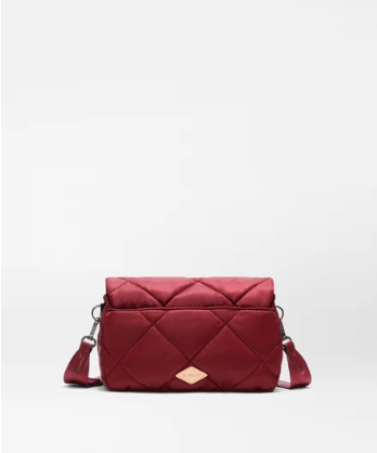 MADISON FLAP CROSSBODY CLARET