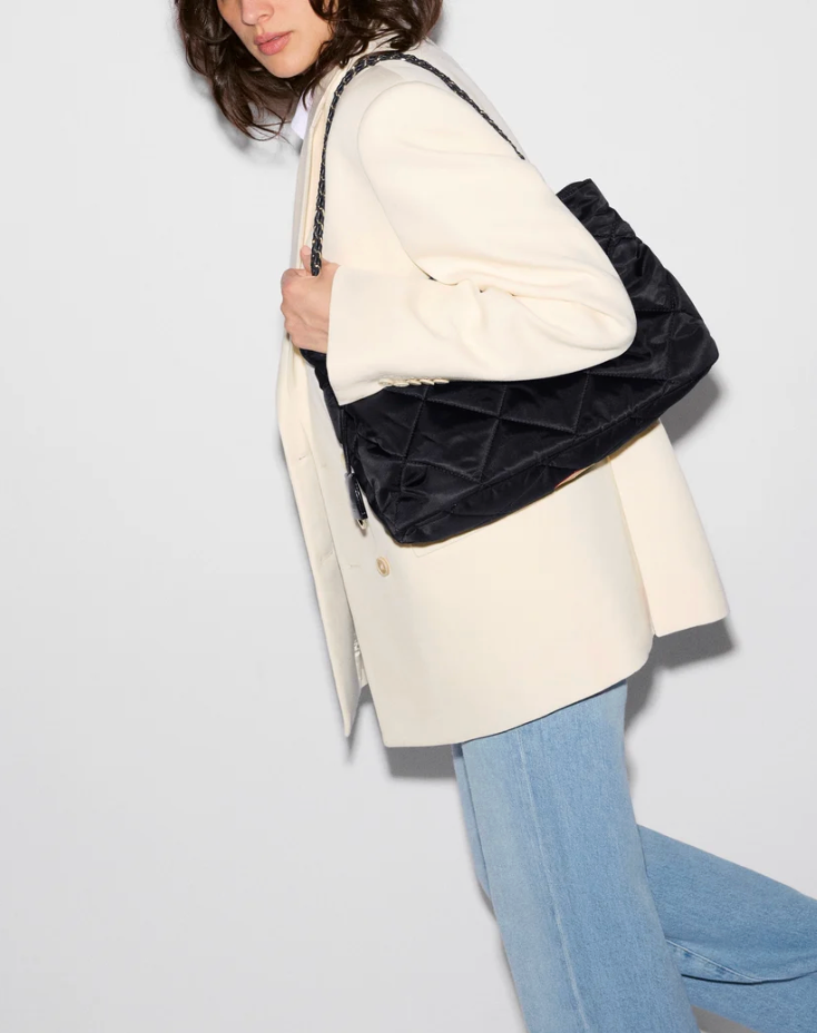 FRANKIE MEDIUM TOTE BLACK