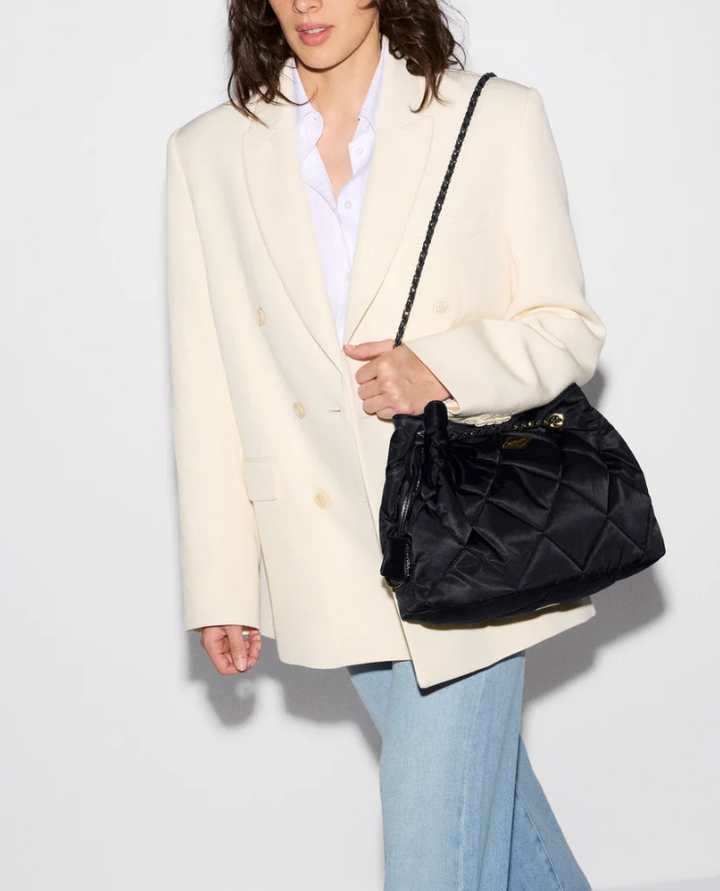 FRANKIE MEDIUM TOTE BLACK