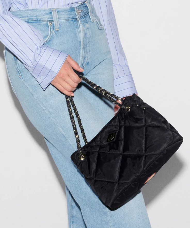 FRANKIE SMALL TOTE BLACK