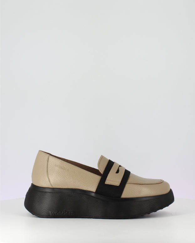 WONDERS A - 3633 TAUPE/BLACK Shoes | Shop now at Main & Taylor Shoes!