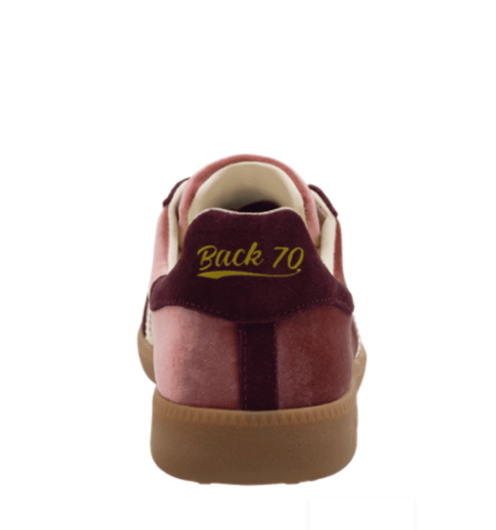 Back 70 CLOUD WINE BUTTER VELVET SNEAKER Shoes | Shop now at Main &amp; Taylor Shoes!