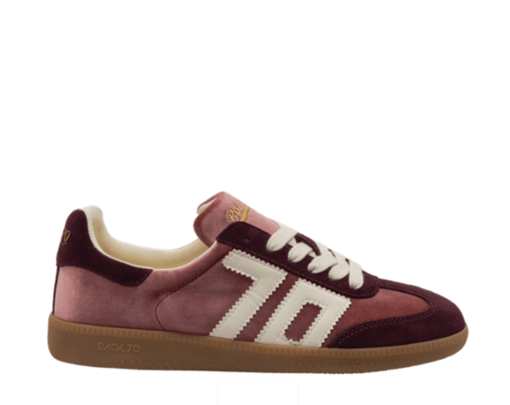 Back 70 CLOUD WINE BUTTER VELVET SNEAKER Shoes | Shop now at Main &amp; Taylor Shoes!