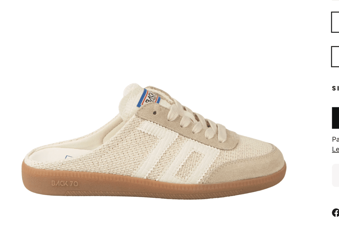 Back 70 EASTER SACCO MILK BACKLESS SNEAKER Shoes | Shop now at Main &amp; Taylor Shoes!