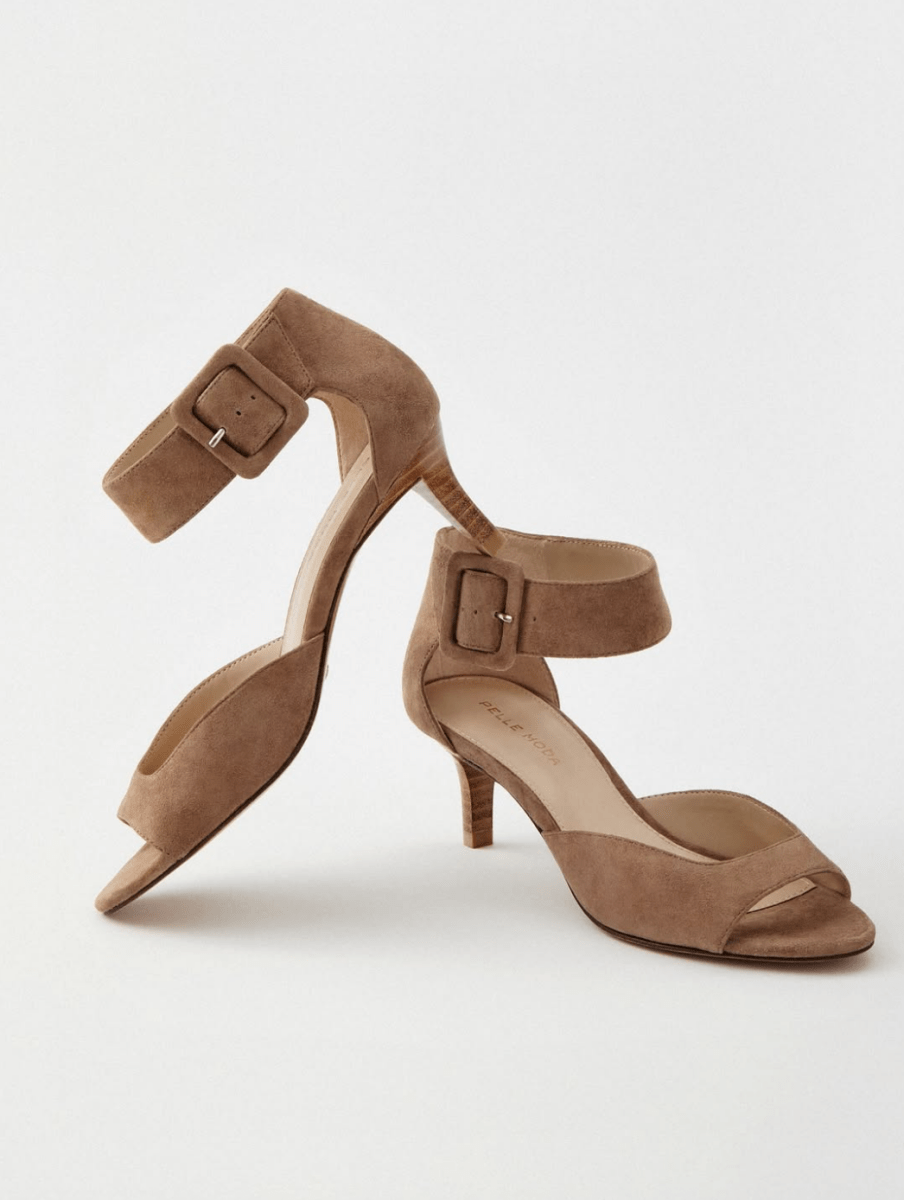 Pelle Moda BERLIN DARK TAUPE SUEDE Shoes | Shop now at Main & Taylor Shoes!