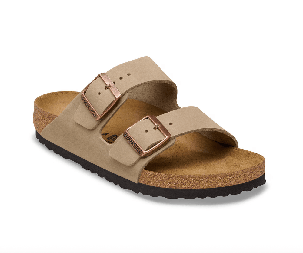 Birkenstock ARIZONA TOBACCO BROWN LETHER SANDAL Shoes | Shop now at Main & Taylor Shoes!