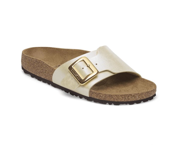 Birkenstock CATALINA PEARL WHITE SANDAL Shoes | Shop now at Main &amp; Taylor Shoes!