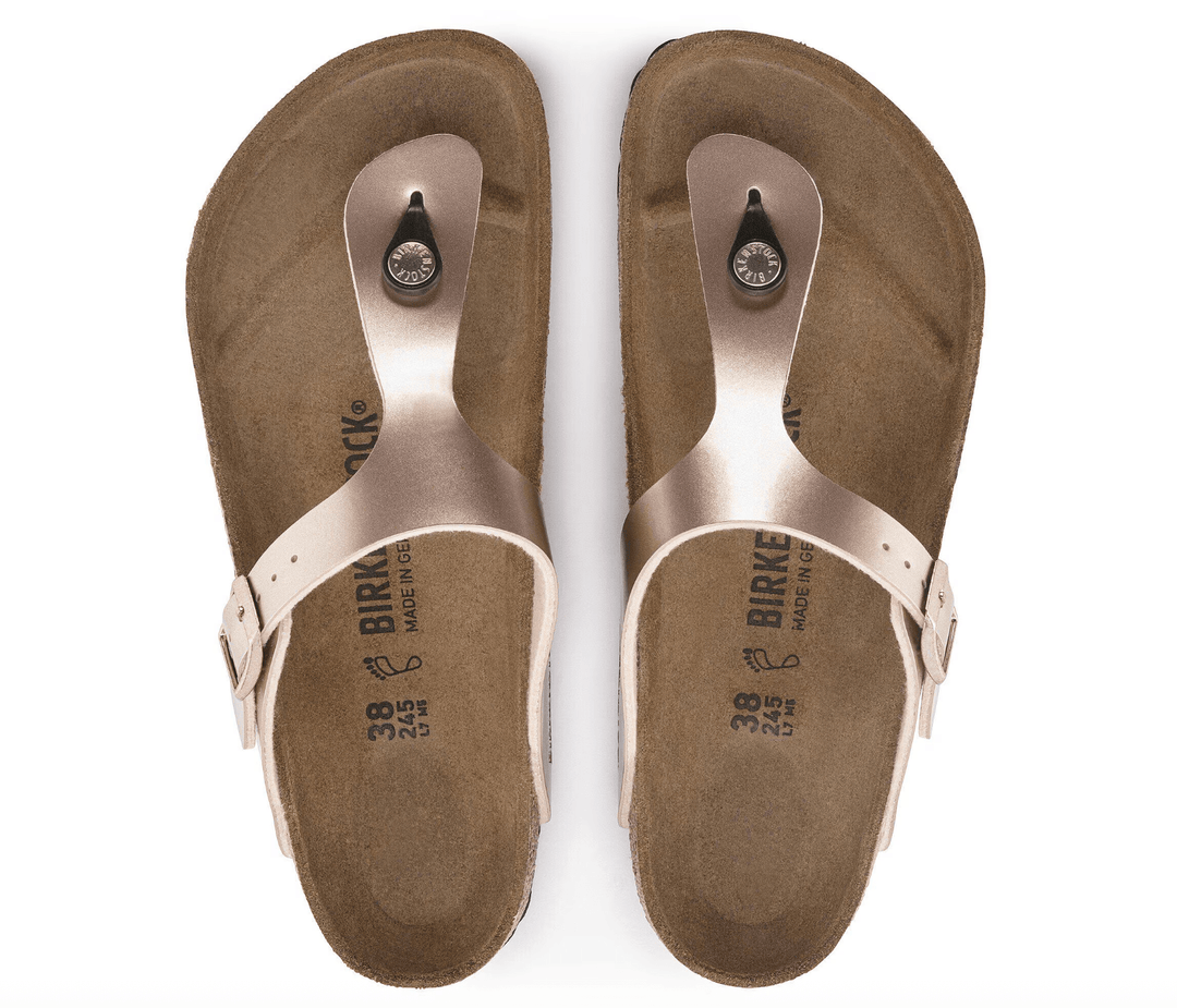 Birkenstock GIZEH COPPER METALLIC THONG Shoes | Shop now at Main &amp; Taylor Shoes!
