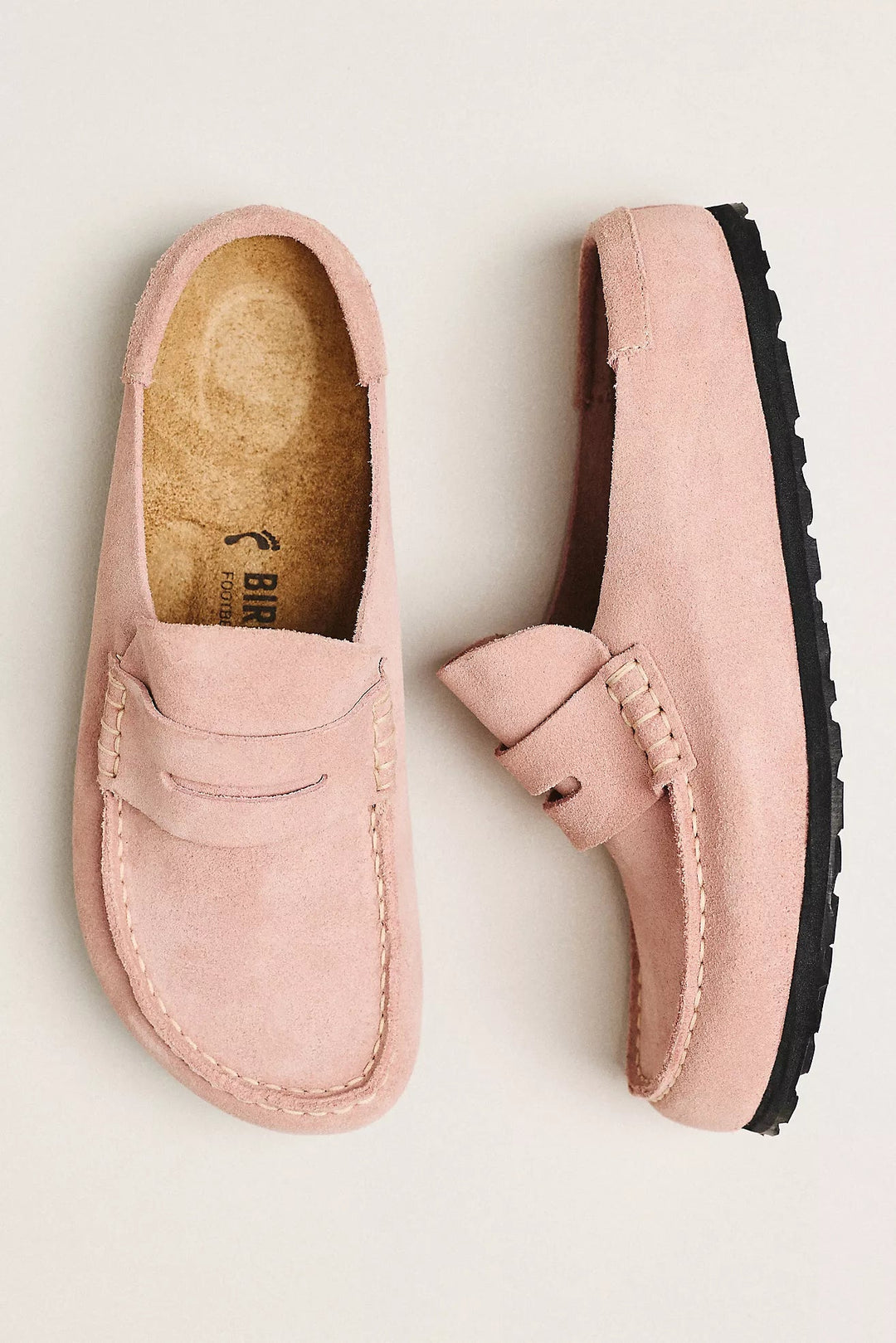 BIRKENSTOCK NAPLES PINK CLAY SUEDE CLOG Shoes | Shop now at Main & Taylor Shoes!