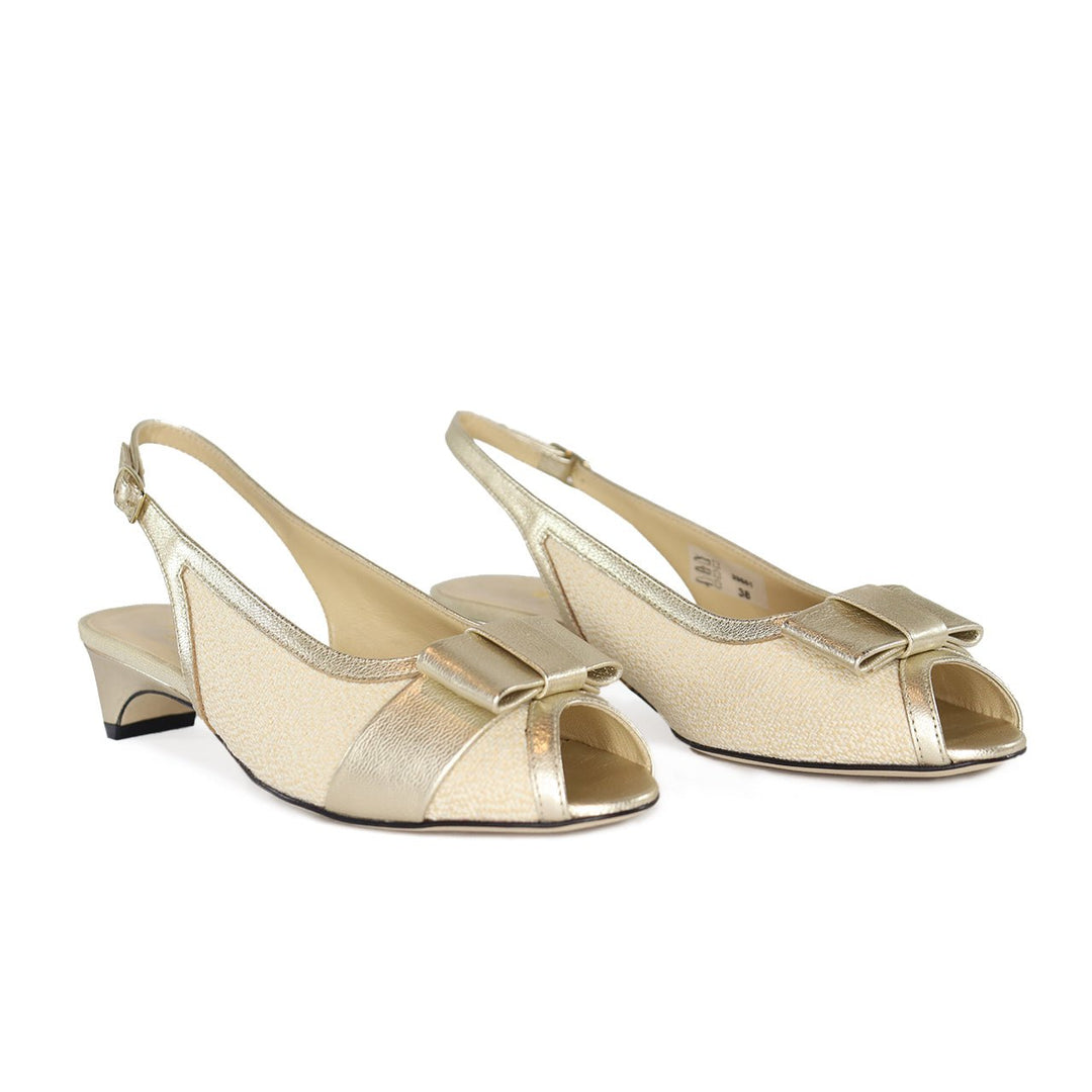 Brunate 39661 PLATINO/NATURAL LOW HEEL Shoes | Shop now at Main & Taylor Shoes!