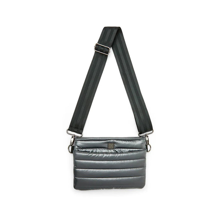 THINK ROYLN BUMBAG 2.0 PEARL STEEL HANDBAGS | Shop now at Main &amp; Taylor Shoes!
