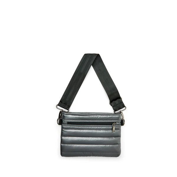 THINK ROYLN BUMBAG 2.0 PEARL STEEL HANDBAGS | Shop now at Main &amp; Taylor Shoes!