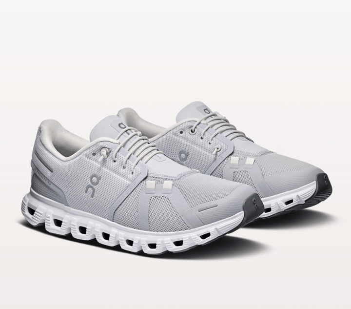 On Running CLOUD6 MEN GLACIER/WHITE SNEAKER SHOES | Shop now at Main &amp; Taylor Shoes!