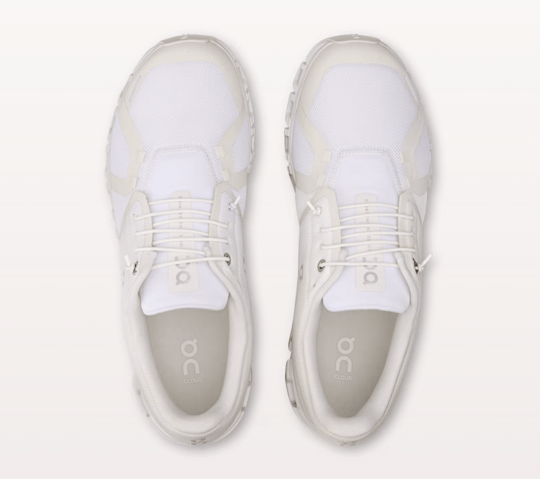 On Running CLOUD6 MEN WHITE/WHITE SNEAKER SHOES | Shop now at Main &amp; Taylor Shoes!
