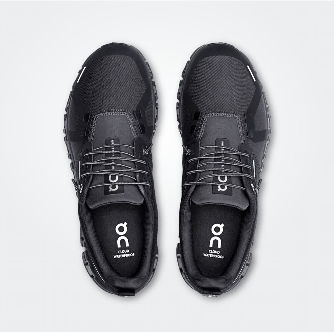 On Running CLOUD6 WATERPROOF WOMEN BLACK/BLACK SNEAKER Shoes | Shop now at Main &amp; Taylor Shoes!